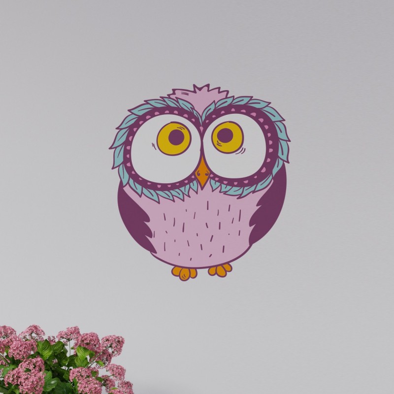 “Cute Owl” Wall Decal
