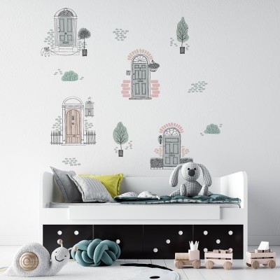 “English Doors” Wall Decal