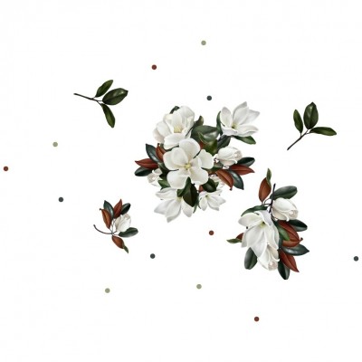 “Sweet Magnolias” Wall Decal 2