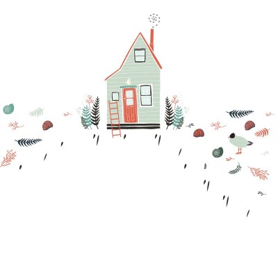 “Beach House” Wall Decal 2