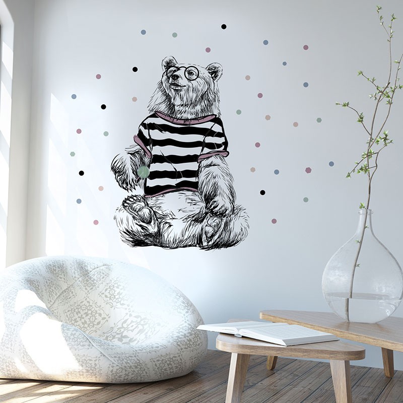 “Lolli Bear” Wall Decal
