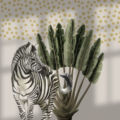 “Fabulous Jungle” Wall Decal 2