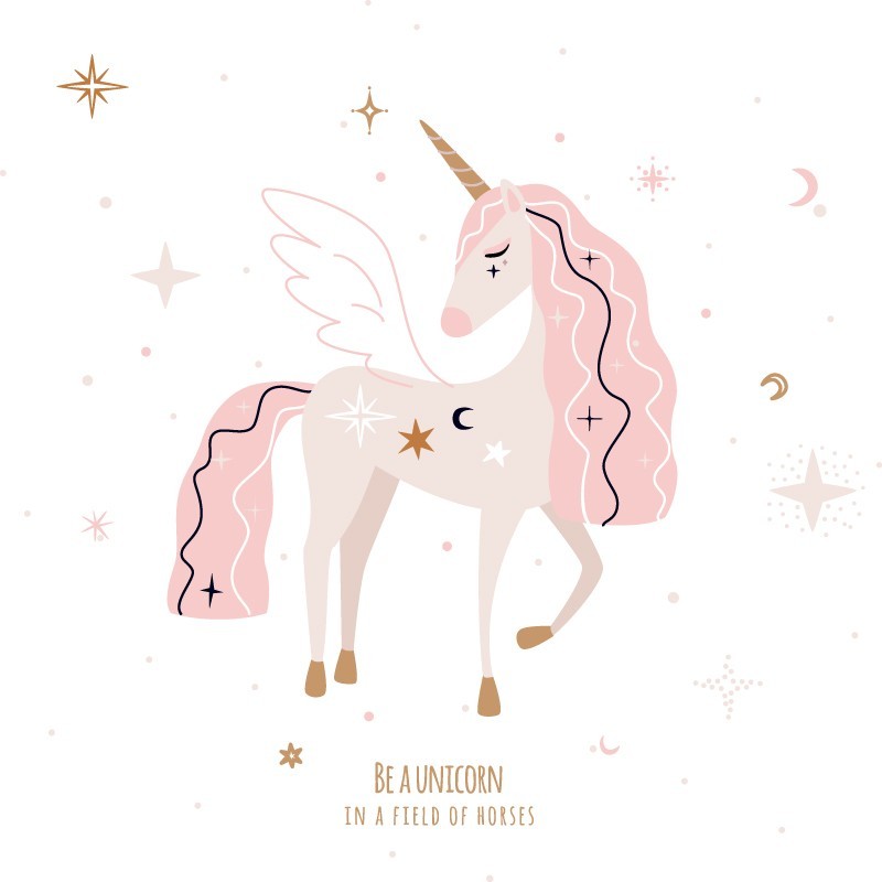 “In a field of horses” Wall Decal