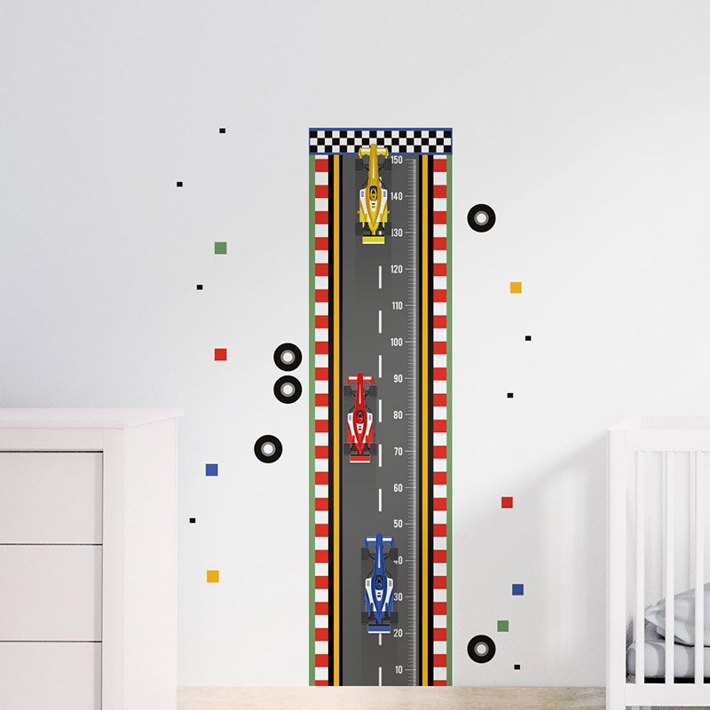 “Cars Growth Ruler” Wall Decal