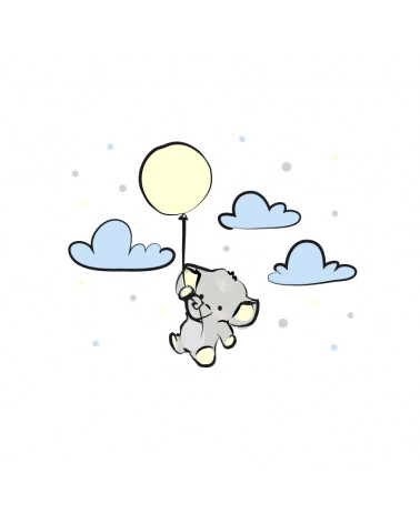 “Elephant Balloon” Wall Decal