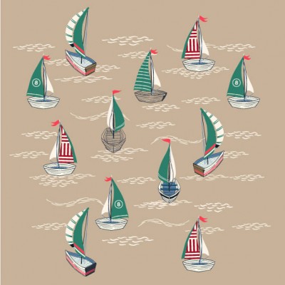"Boat Race" Wall Decal 2