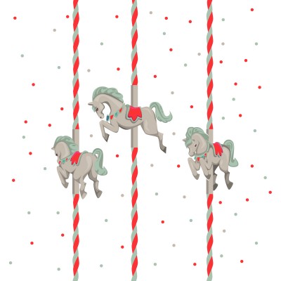 "Carousel" Wall Decal 2