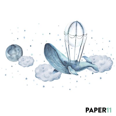 “A Whale’s Tale” Wall Decal 2